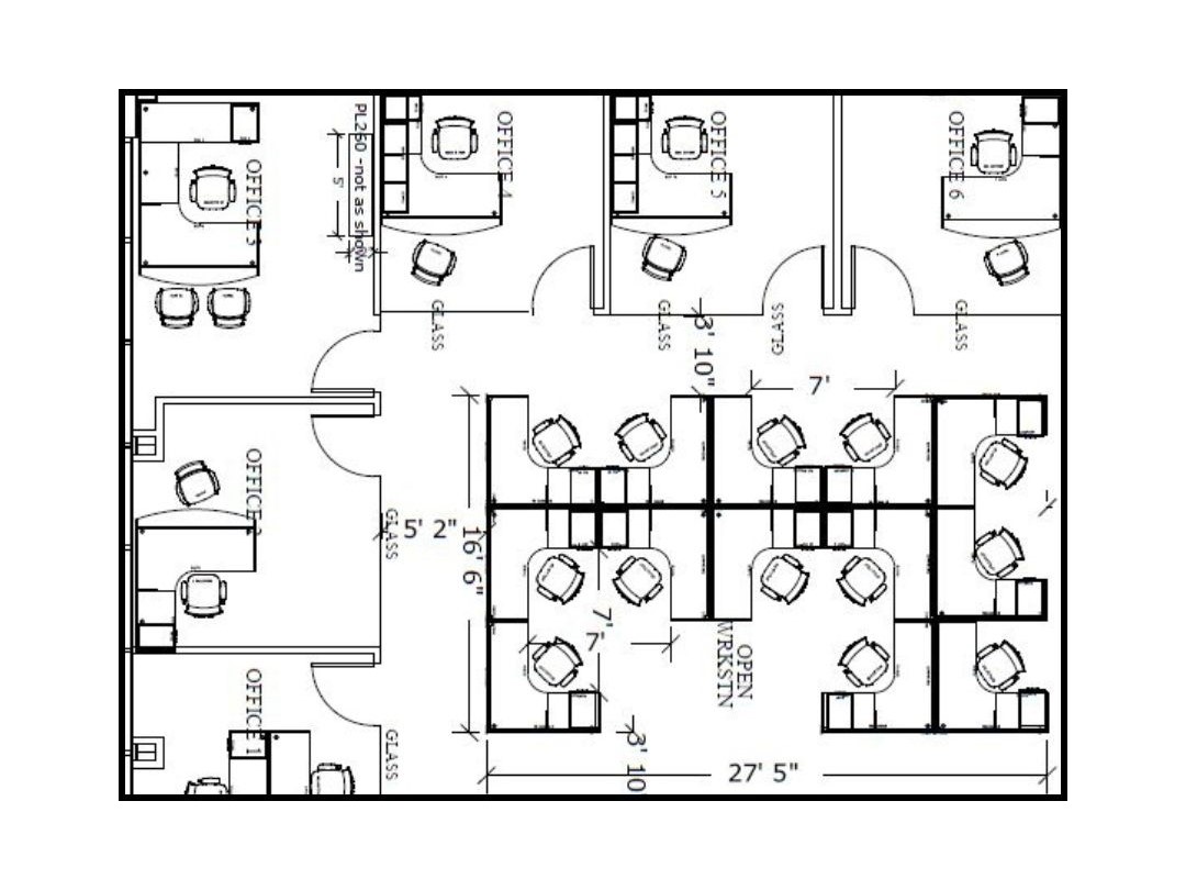 office layout blueprint
